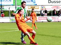 032 2016 Genemuiden HHC Hardenberg  02-07-2016: Voetbal: SC Genemuiden v HHC Hardenberg: Genemuiden/Danny Menting (a) of Genemuiden, Kevin Gortz (v) of HHC Hardenberg/